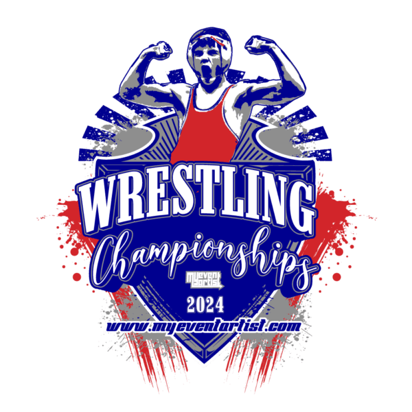 WRESTLING CHAMPIONSHIPS EVENT ADJUSTABLE VECTOR DESIGN7-01