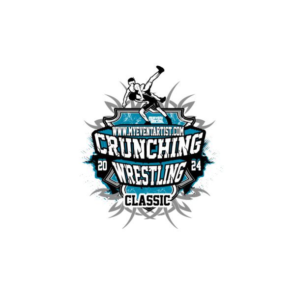 WRESTLING CRUNCHING WRESTLING CLASSIC EVENT ADJUSTABLE VECTOR DESIGN16-01