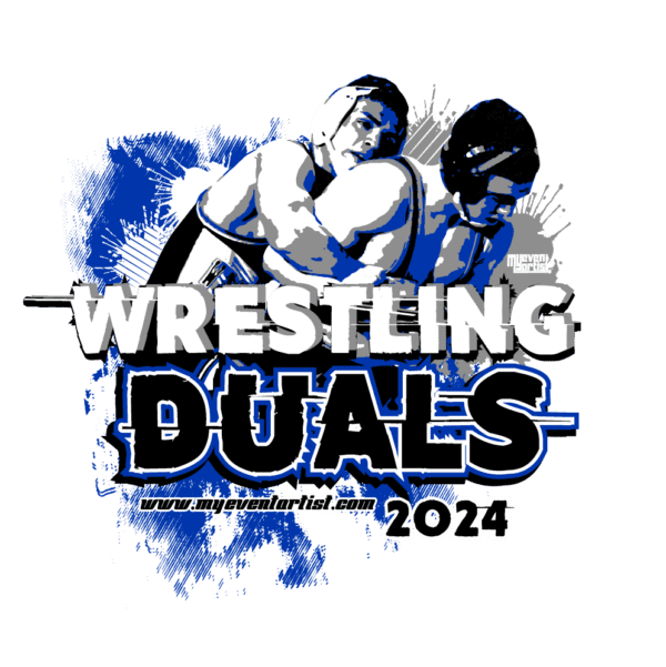 WRESTLING DUALS EVENT ADJUSTABLE VECTOR DESIGN18-01