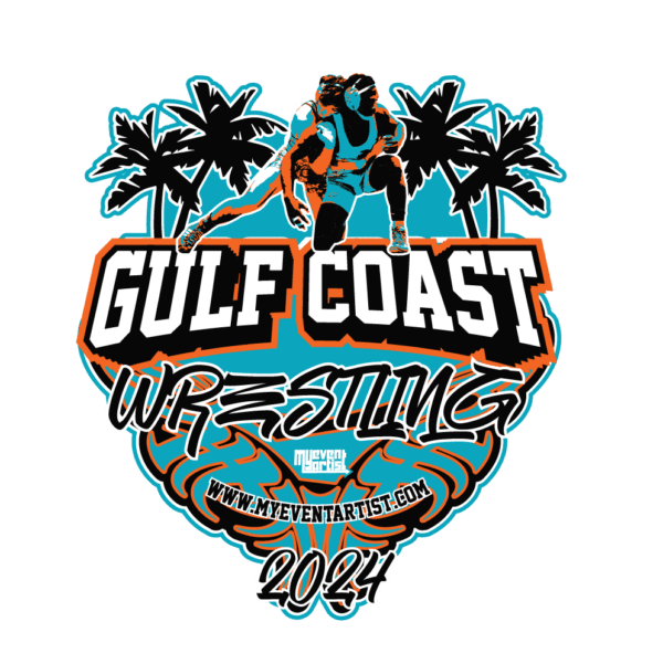 WRESTLING GULF COAST EVENT ADJUSTABLE VECTOR DESIGN9-01