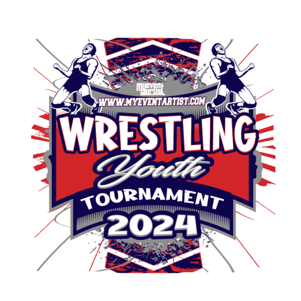 WRESTLING YOUTH TOURNAMENT EVENT ADJUSTABLE VECTOR DESIGN12-01