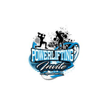 POWERLIFTING INVITE EVENT ADJUSTABLE VECTOR DESIGN3-01