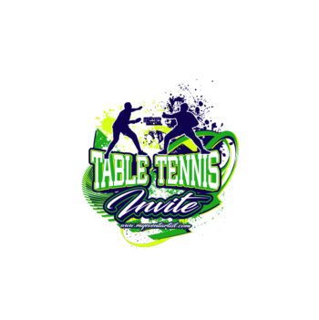 TABLE TENNIS INVITE EVENT ADJUSTABLE VECTOR DESIGN3-01