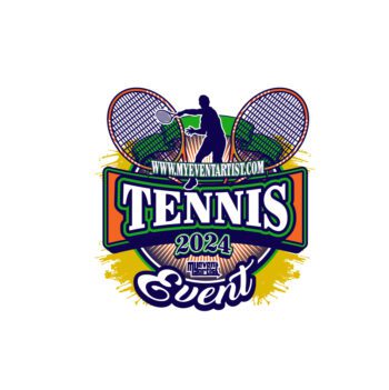 TENNIS EVENT ADJUSTABLE VECTOR DESIGN4-01