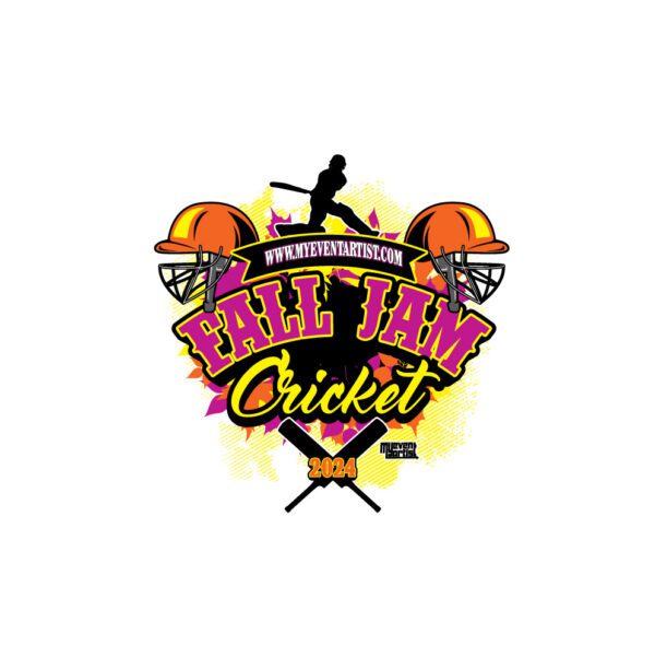 CRICKET FALL JAM CRICKET EVENT ADJUSTABLE VECTOR DESIGN2-01