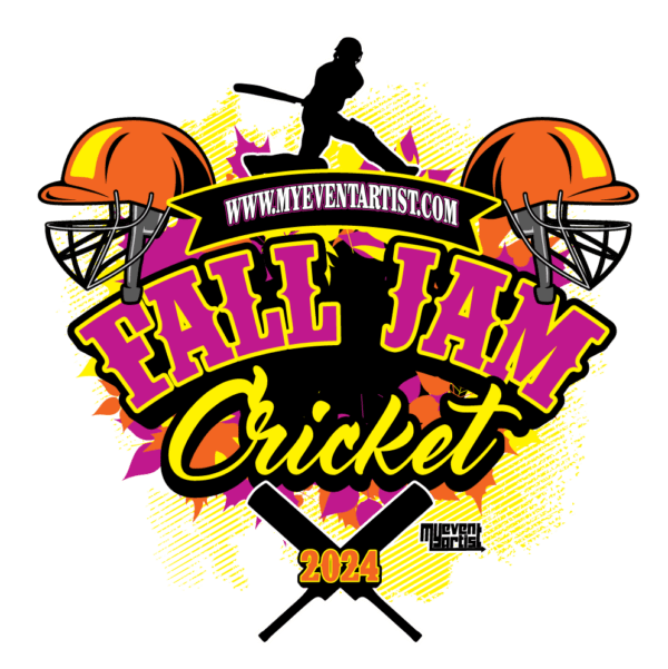 CRICKET FALL JAM CRICKET EVENT ADJUSTABLE VECTOR DESIGN2-01