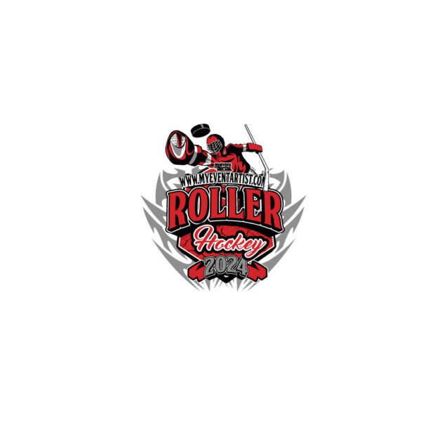 ROLLER HOCKEY EVENT ADJUSTABLE VECTOR DESIGN3-01
