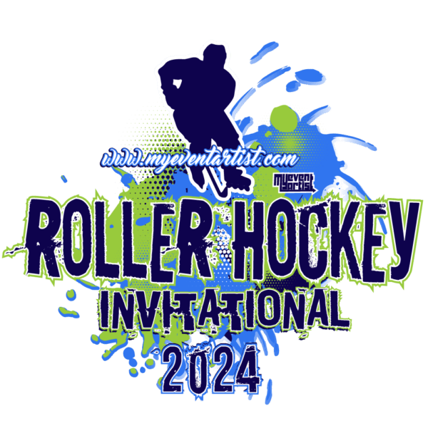 ROLLER HOCKEY INVITATIONAL EVENT ADJUSTABLE VECTOR DESIGN5-01