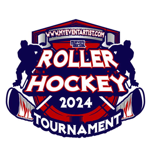 ROLLER HOCKEY TOURNAMENT EVENT ADJUSTABLE VECTOR DESIGN2-01