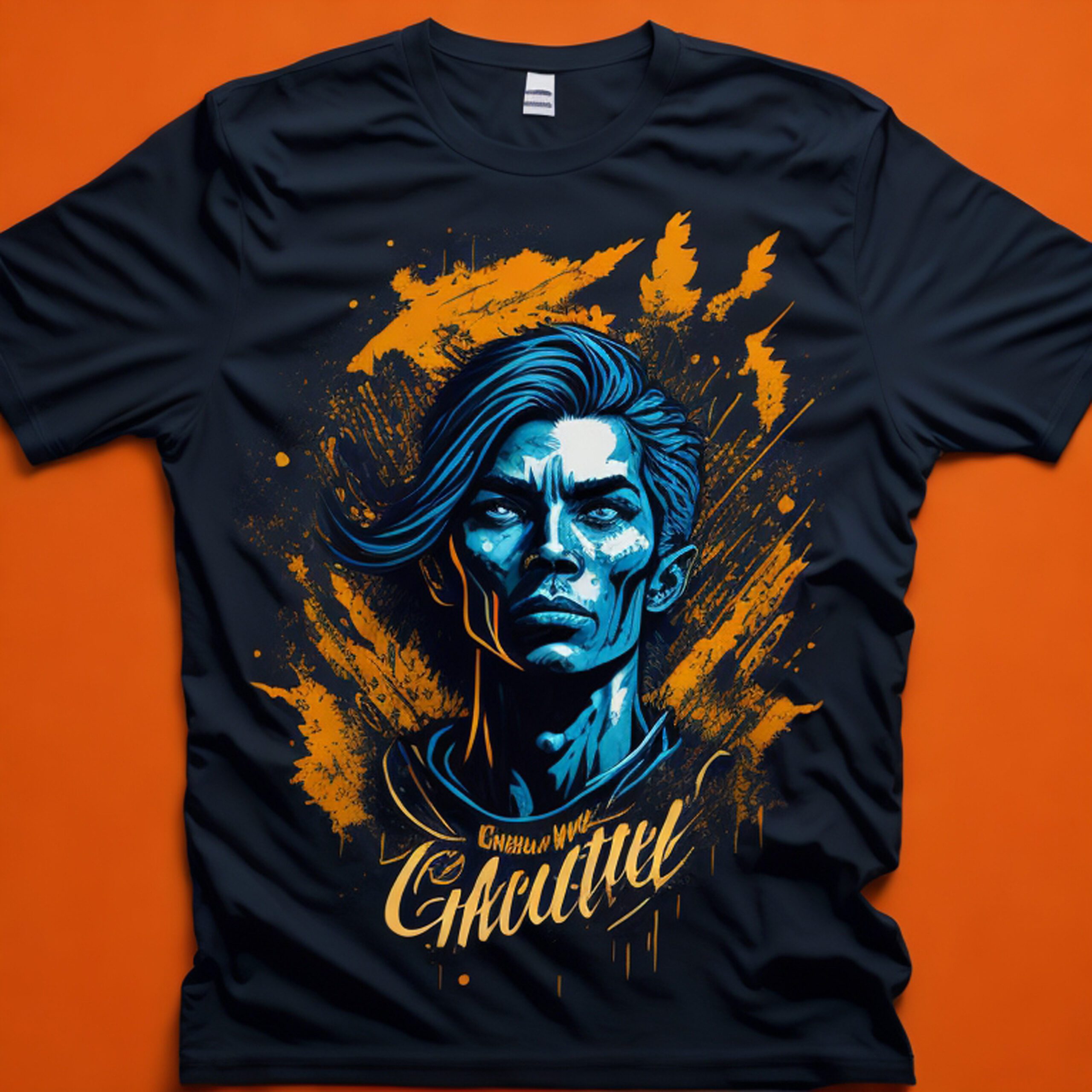 trendy design with palm trees silhouettes, typography, print, vector illustration. Global swatches.