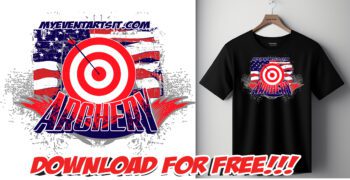 ARCHERY FREE VECTOR DESIGN FOR TSHIRT