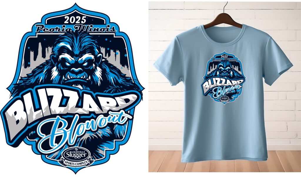 Premier Logo Design for the Blizzard Blowout 2025: Celebrating Winter Sports