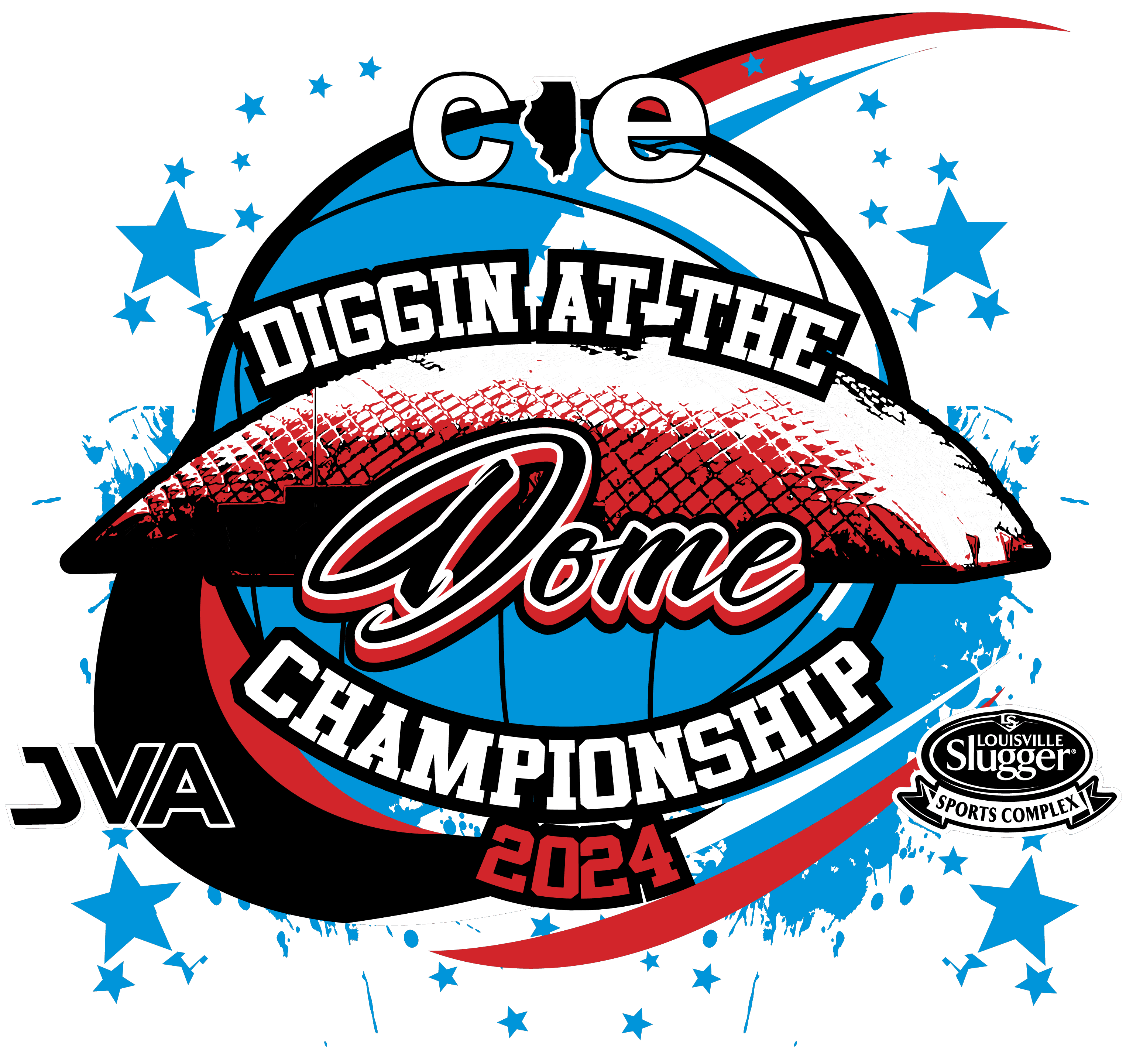 CIE 2024 Diggin’ at the Dome Championship Vector Logo Design for T-Shirt