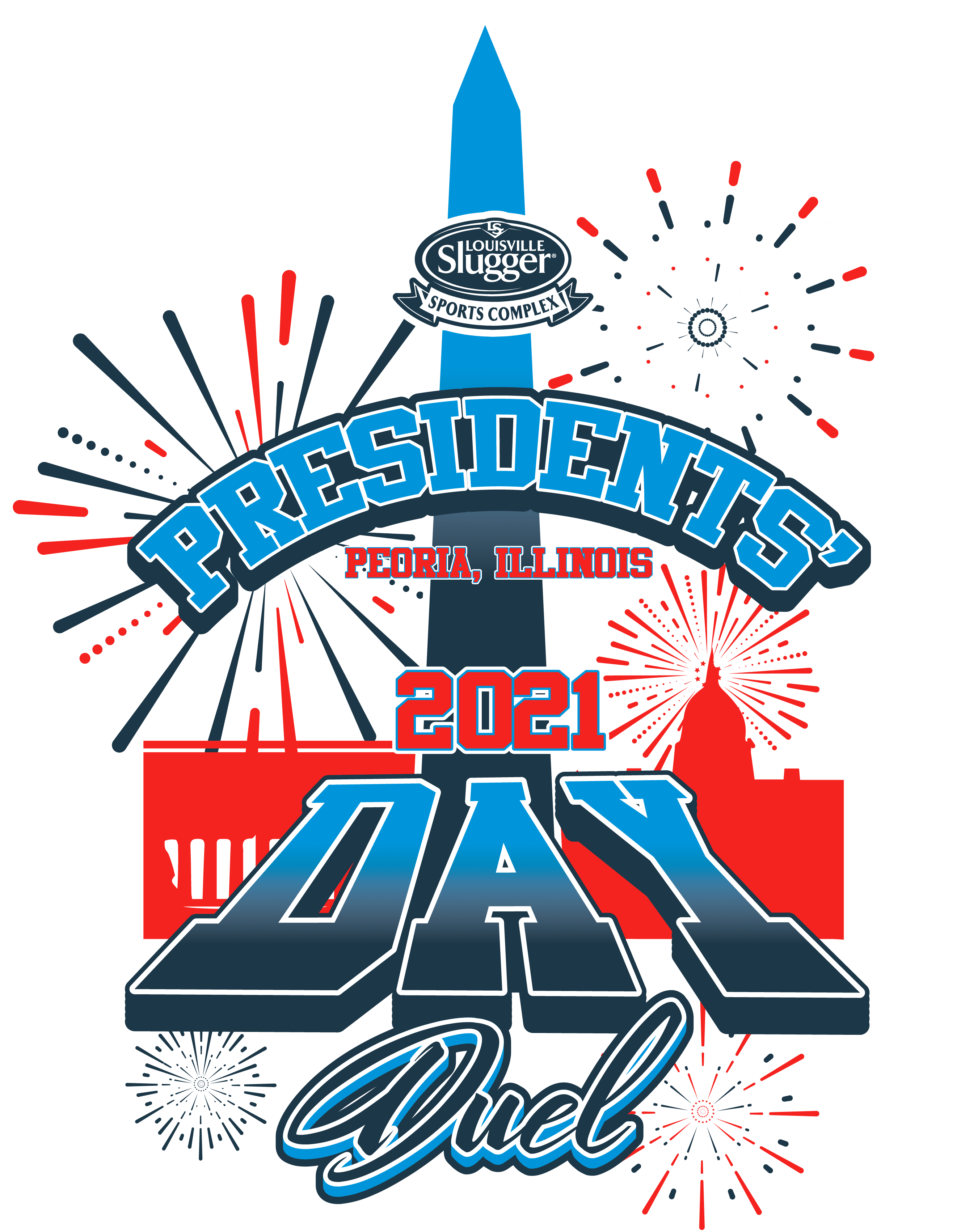 Presidents’ Day Duel Vector Logo Design for T-Shirt