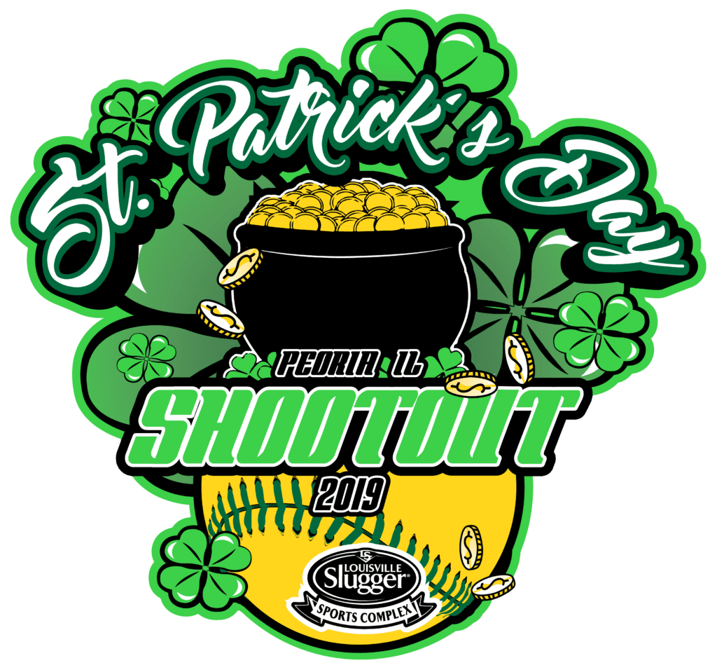 Celebrating the Spirit of Competition: St. Patrick’s Day Shootout Logo Design for T-Shirt