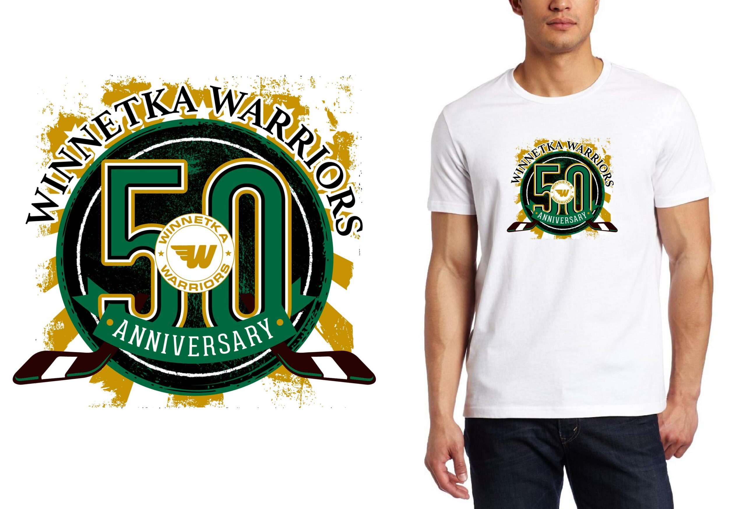 Custom Design for North Shore Warhawks Ice Hockey Event