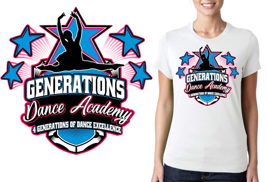 Capturing Elegance: GDA Logo Design for Dance Academy Event