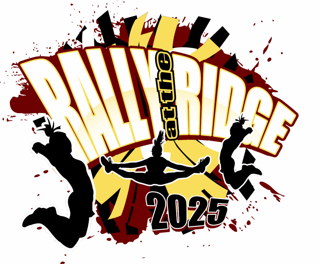 PRINT really at the ridge cheer logo Dahna