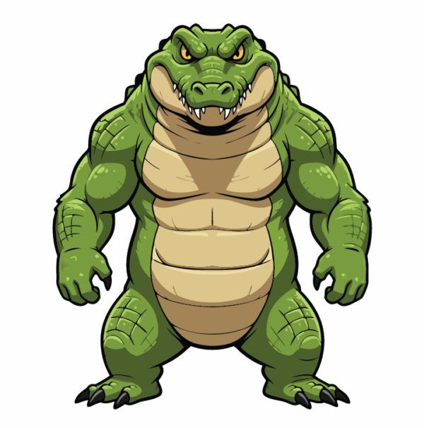 ANGRY CROCODILE MASCOT - Image 2