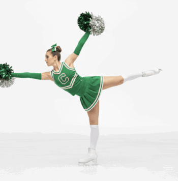 FEMALE CHEERLEADER VECTOR DESIGN 4