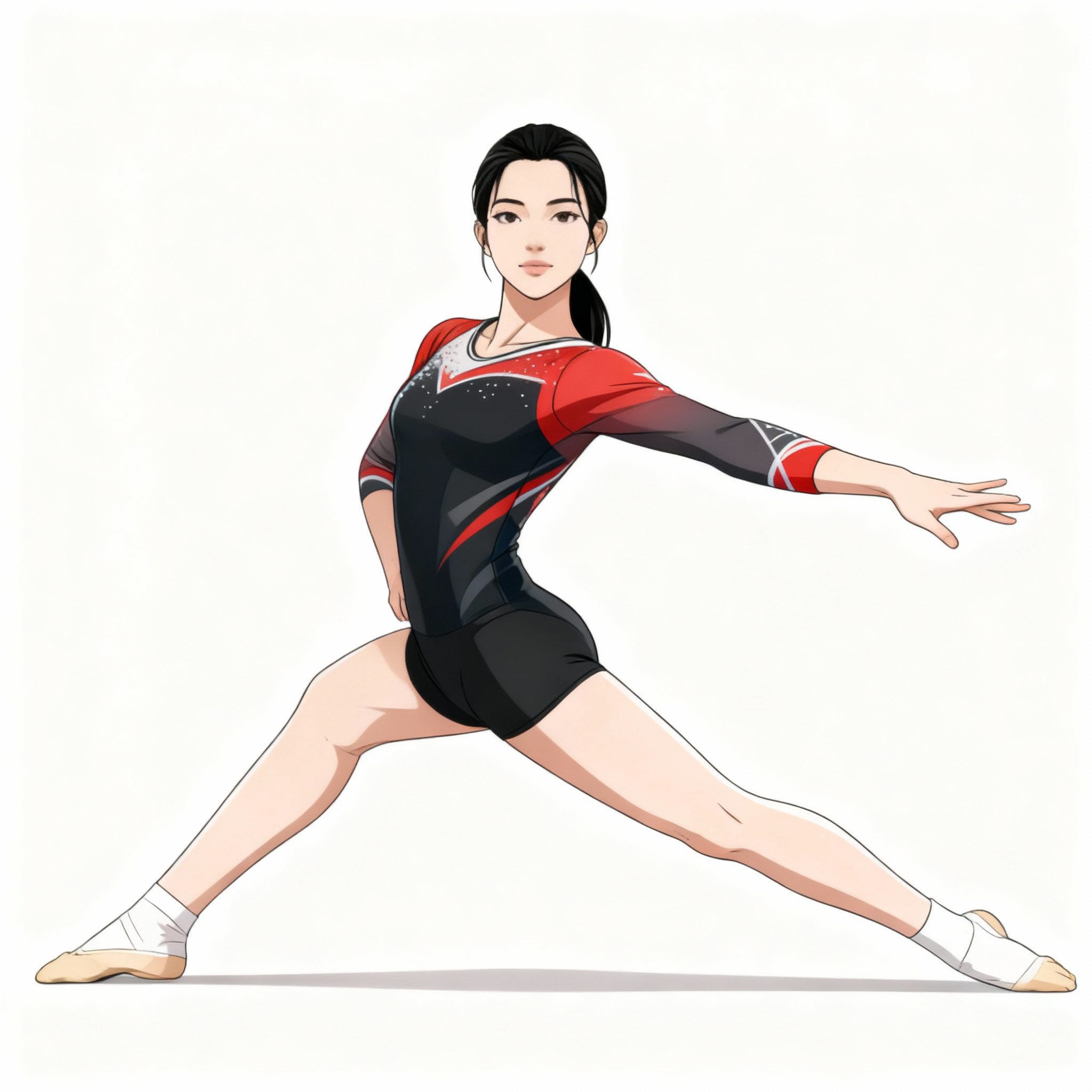 FEMALE GYMNAST FREE VECTOR DESIGN 2