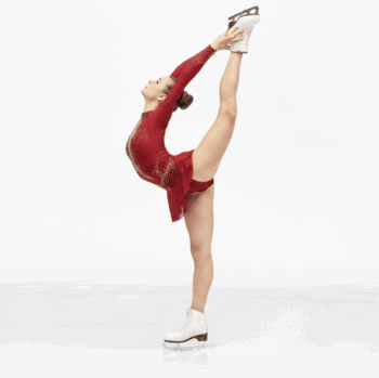 FEMALE ICE SKATER VECTOR DESIGN 1