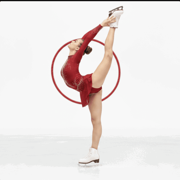 FEMALE ICE SKATER VECTOR DESIGN2