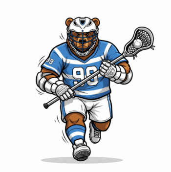 LACROSSE BEAR MASCOT 1
