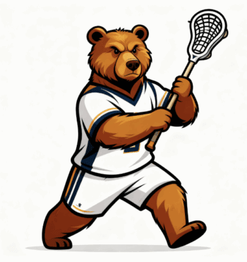 LACROSSE BEAR MASCOT 2