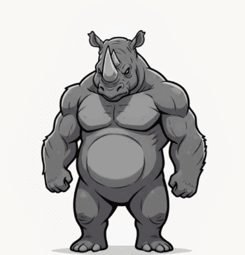 RHINO MASCOT 3