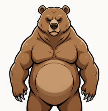 STRONG BEAR MASCOT
