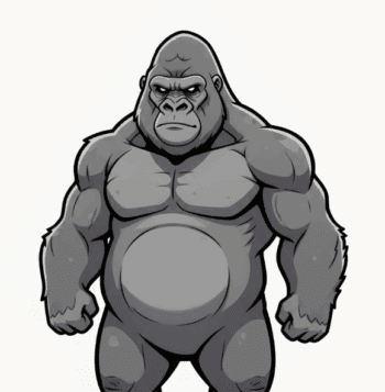 STRONG MONKEY MASCOT3