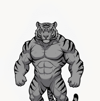STRONG TIGER MASCOT
