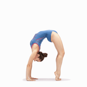 FEMALE GYMNAST VECTOR DESIGN 4