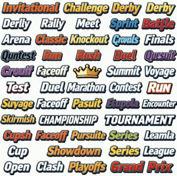 TITLES FOR SPORT EVENTS VECTOR FORMAT 2