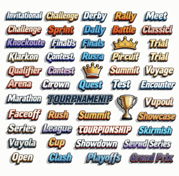 TITLES FOR SPORT EVENTS VECTOR FORMAT 3