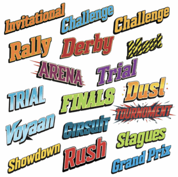 TITLES FOR SPORT EVENTS VECTOR FORMAT 6