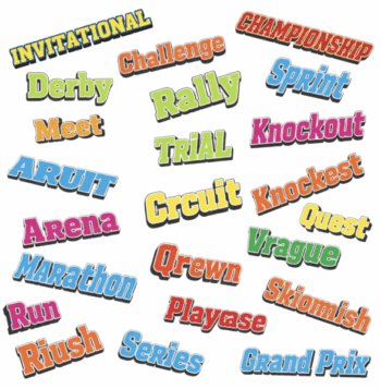 TITLES FOR SPORT EVENTS VECTOR FORMAT 7