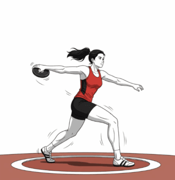 TRACK AND FIELD FEMALE VECTOR DESIGN 14