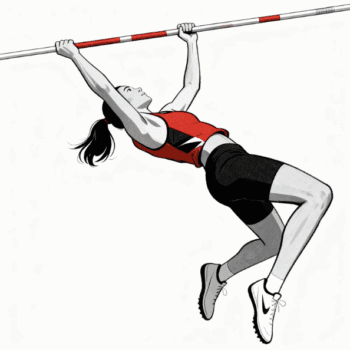 TRACK AND FIELD FEMALE VECTOR DESIGN 18