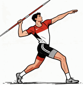 TRACK AND FIELD MALE VECTOR DESIGN 3