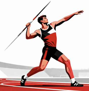 TRACK AND FIELD MALE VECTOR DESIGN 7