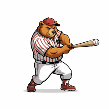 BASEBALL bear mascots myeventartist.com 1