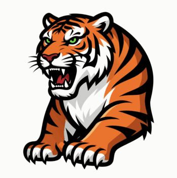 TIGER FREE VECTOR MASCOT EVENT DESIGN