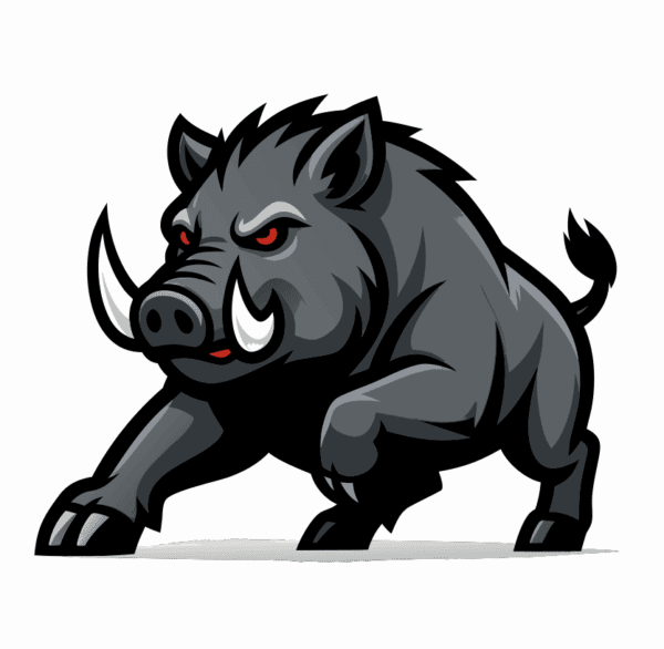 WILD BOAR FREE VECTOR MASCOT EVENT DESIGN