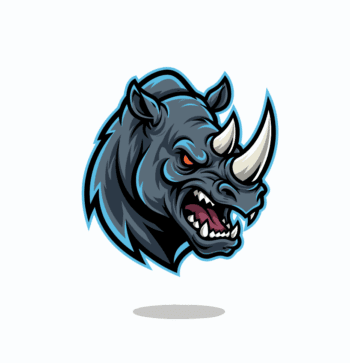RHINOCEROS FREE VECTOR MASCOT EVENT DESIGN