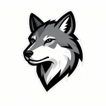 WOLF FREE VECTOR MASCOT EVENT DESIGN