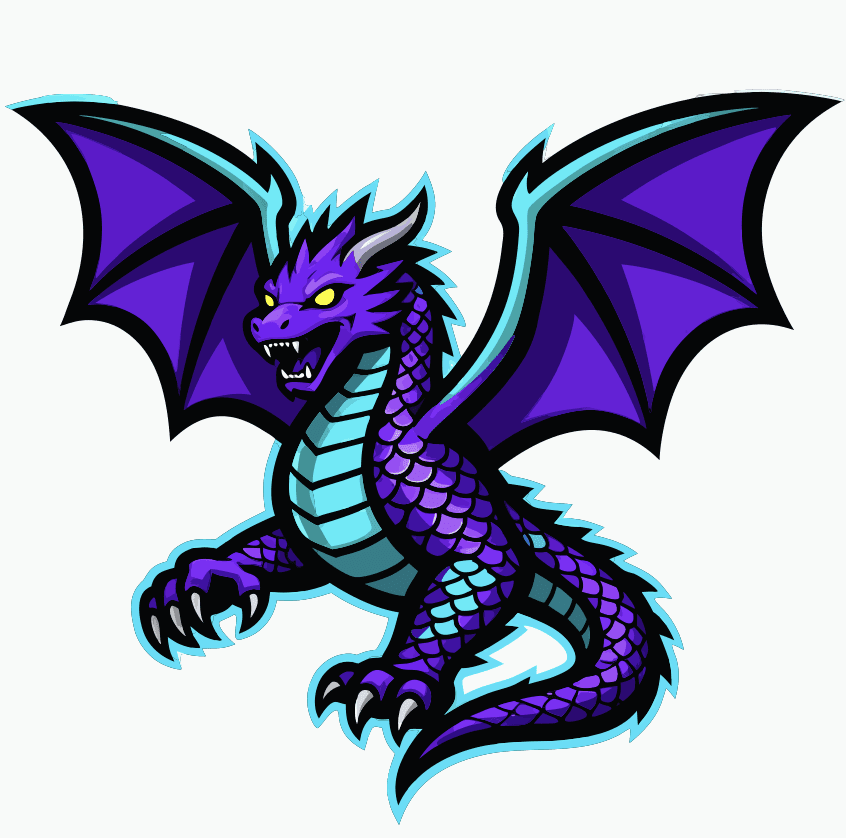 DRAGON FREE VECTOR MASCOT EVENT DESIGN