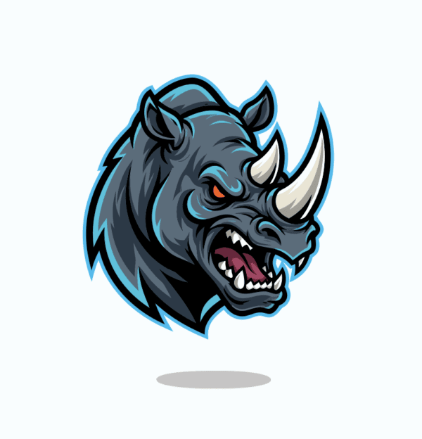 RHINO FREE VECTOR DESIGN