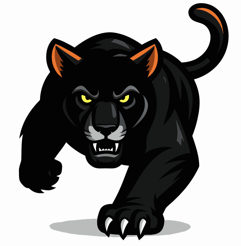 PANTHER FREE VECTOR MASCOT EVENT DESIGN